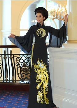 aodai vjetnama apģērbu cheongsam aodai vjetnama kleita vjetnamiešu tradicionāli kleita ar garām piedurknēm cheongsam mūsdienu plus lieluma