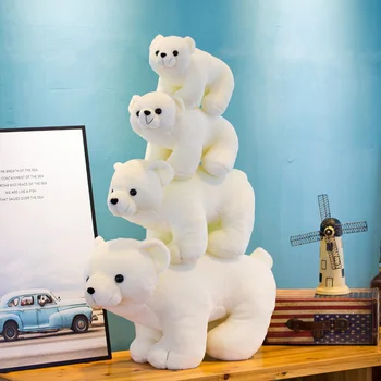 Cute leduslācis Spilvenu, Dīvāna Spilvenu Pārvalki Spilvens, Mājas Dekoru Komfortu Plīša Teddy Ēdamistabas Krēslu Spilveni bērnu lelle